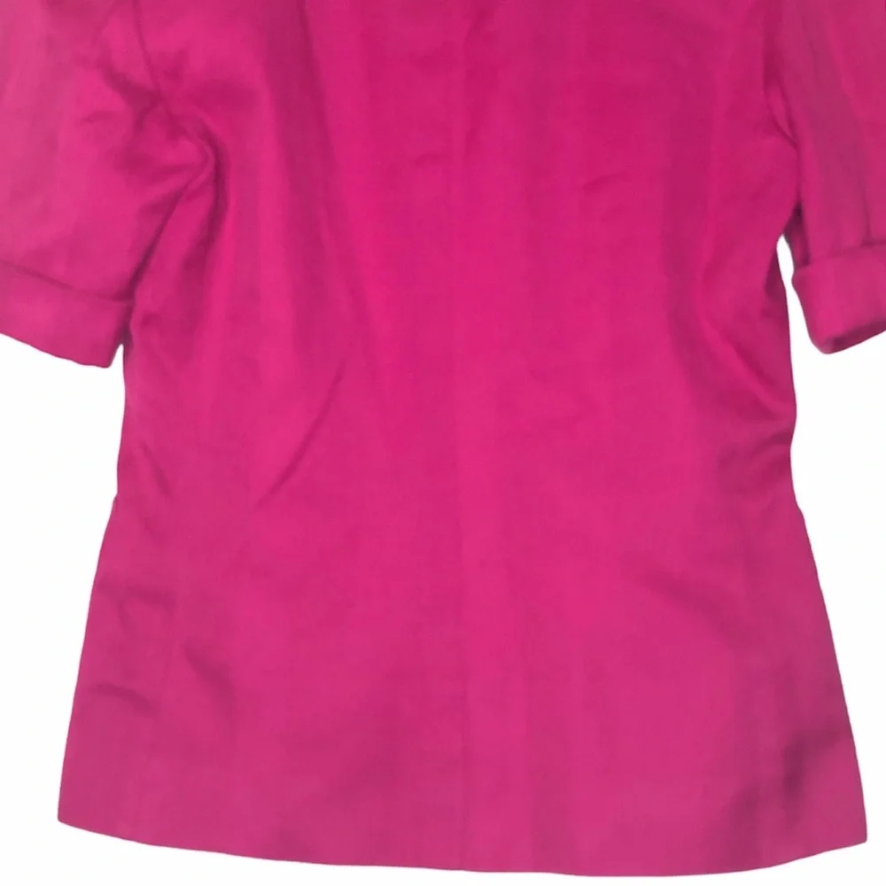 YSL Vintage Cropped Blazer Jacket Pink Size 6